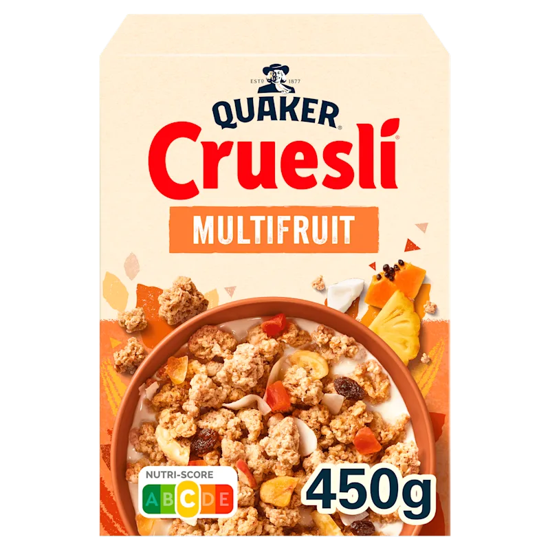 Quaker Cruesli multifruit