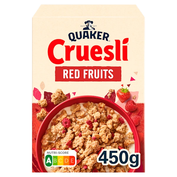 Quaker Cruesli rood fruit