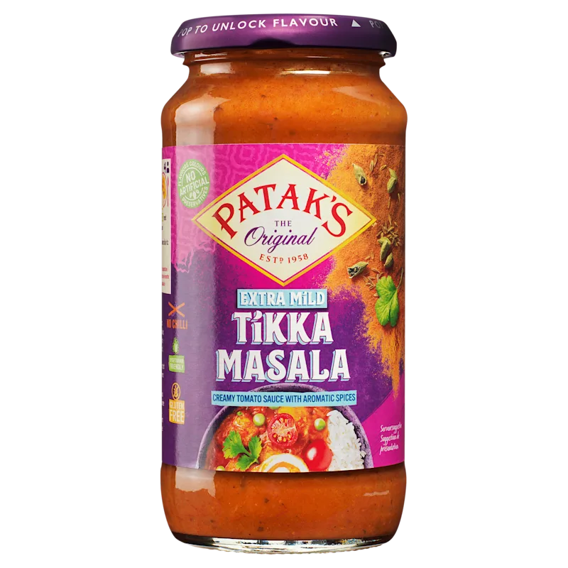 Patak's Extra milde tikka masala saus