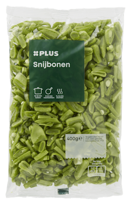 Snijbonen gesneden