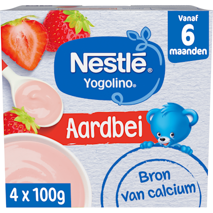 6+ Yogolino toetje aardbei