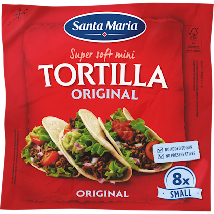 Tortilla wrap Original mini 8st