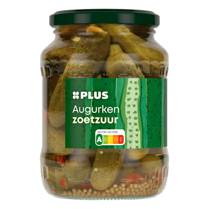 PLUS Augurken zoetzuur fijn