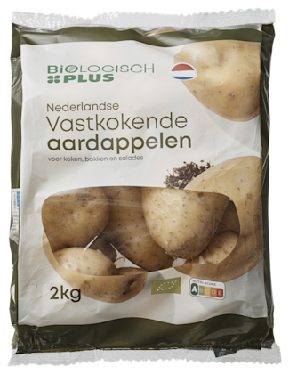 Vastkokende aardappelen biologisch