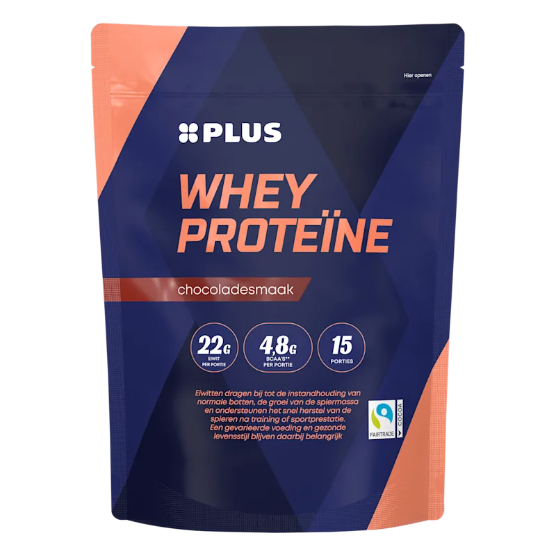 PLUS Whey proteïne poeder chocolade