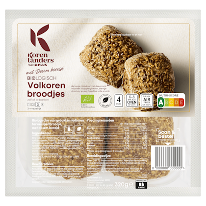 Dutch Bakery Bio desem volkorenbroodjes