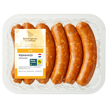 Kipsaucijs chorizo - PLUS