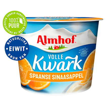 Volle kwark Spaanse sinaasappel