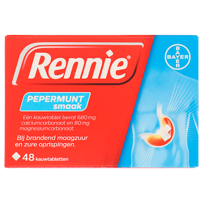 Maagtabletten pepermunt