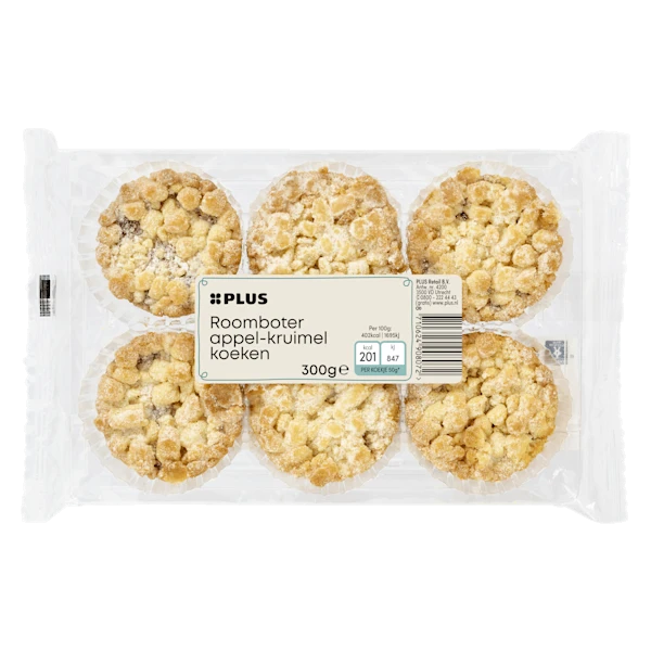 PLUS Appelkruimelkoeken