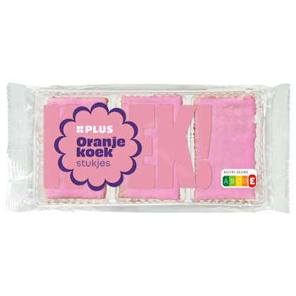 Oranjekoekstukjes - PLUS