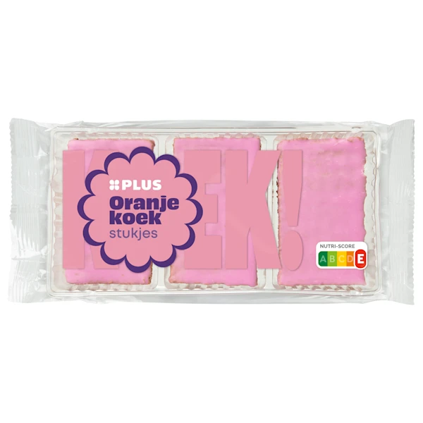 PLUS Oranjekoekstukjes