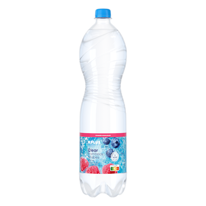 PLUS Clear framboos bosbes koolzuurvrij