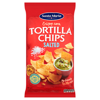 Tortilla chips salted