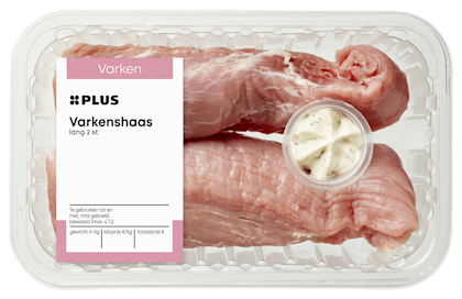 Varkenshaas lang 2 stuks