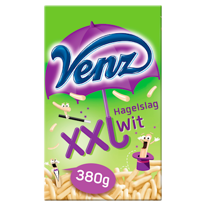 Chocoladehagel XXL wit