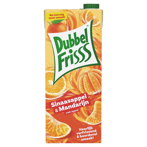 Dubbelfrisss Sinaasappel & mandarijn