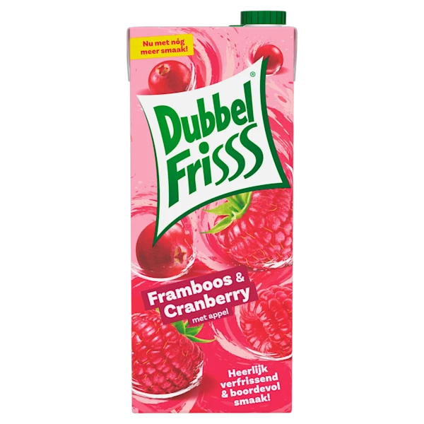 Dubbelfrisss Framboos & cranberry