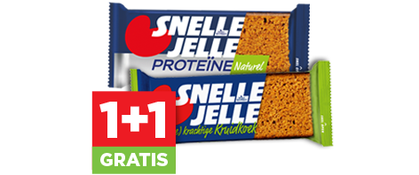 Snelle jelle 1 + 1 gratis
