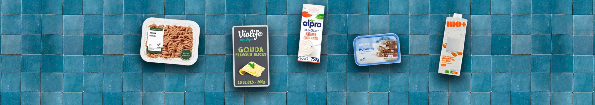 Vegan producten van PLUS.