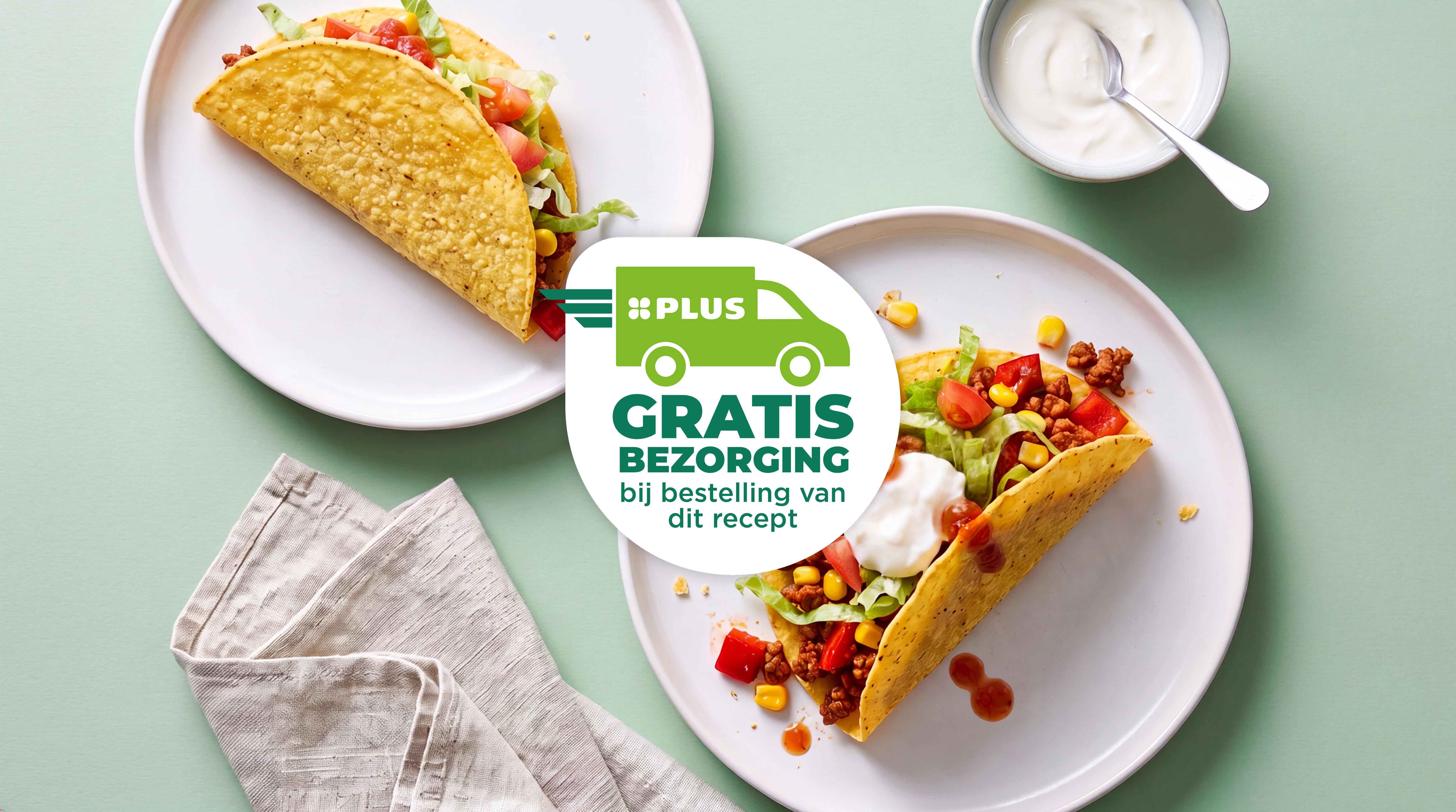 Taco’s met gehakt en yoghurt