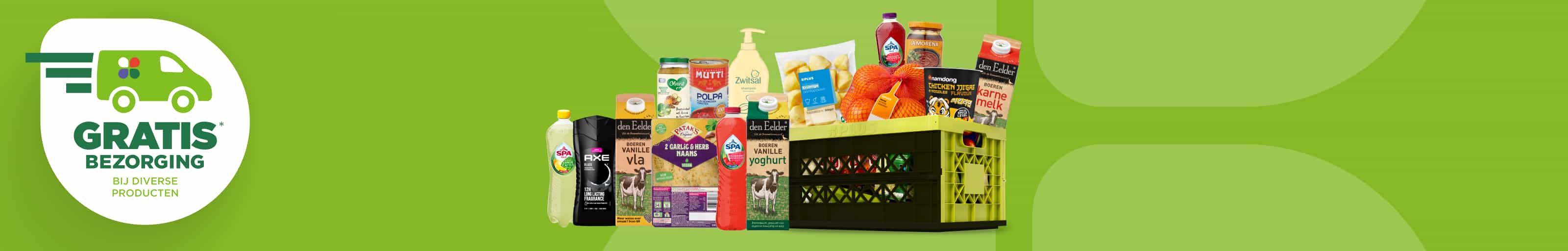 Gratis bezorging op verschillende producten