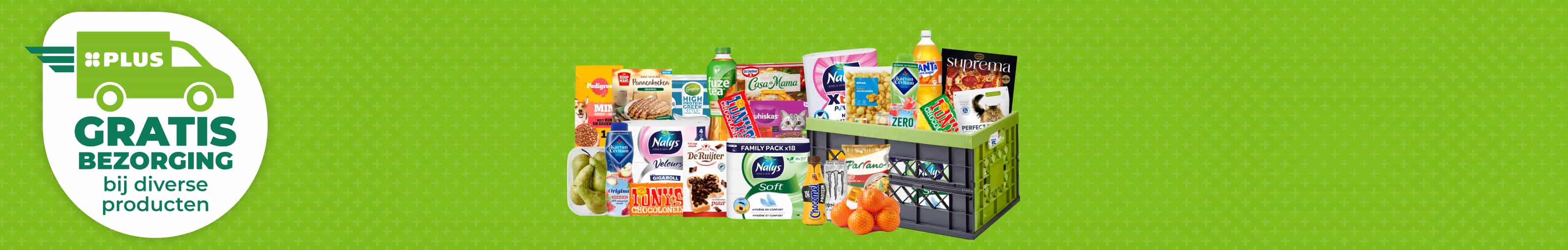 Gratis bezorging op verschillende producten