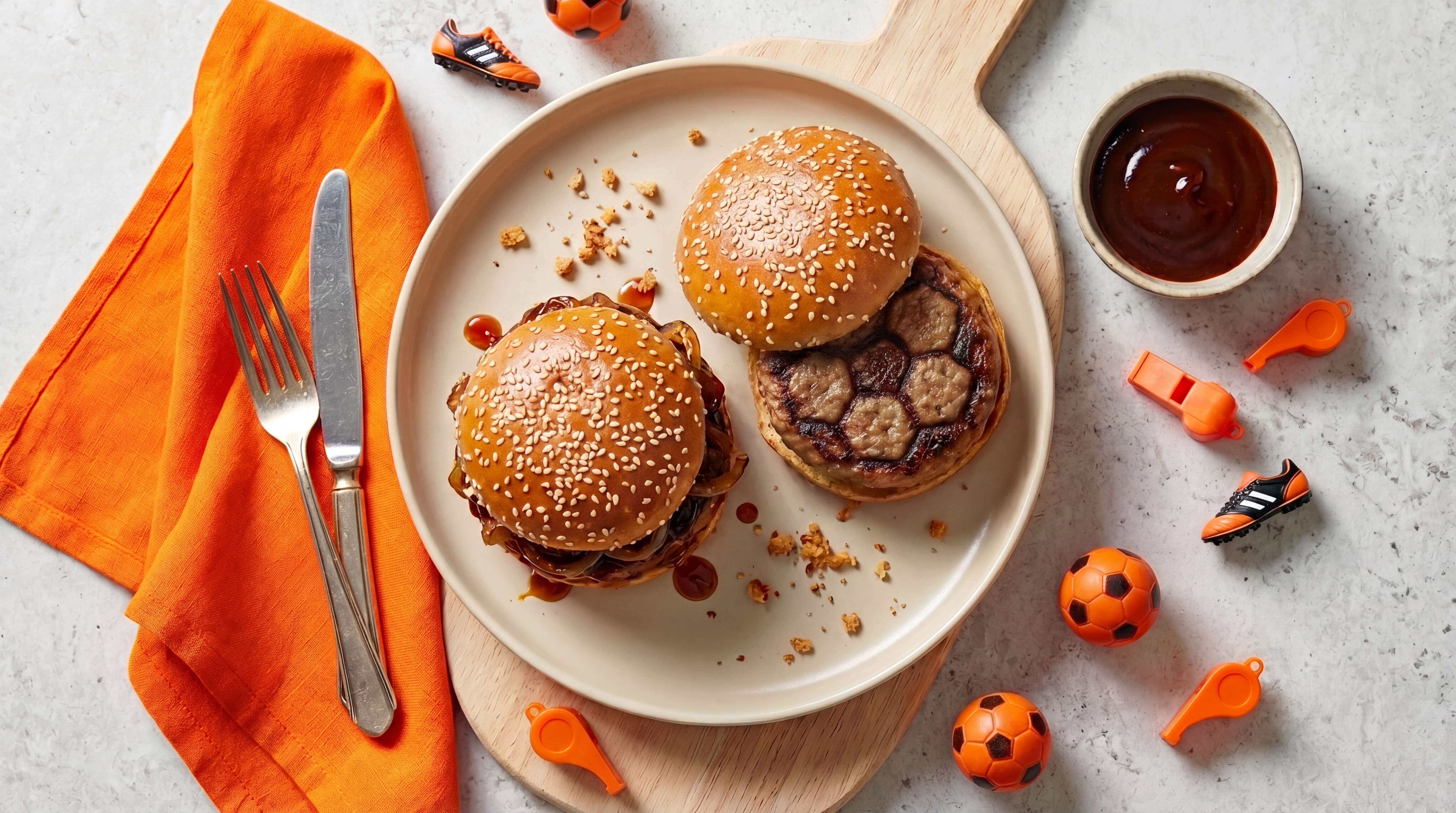 Smoky glaze burger
