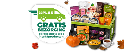 Gratis bezorging bij aankoop van geselecteerde herfstfavorieten. Geldig van 28 oktober t/m 3 november