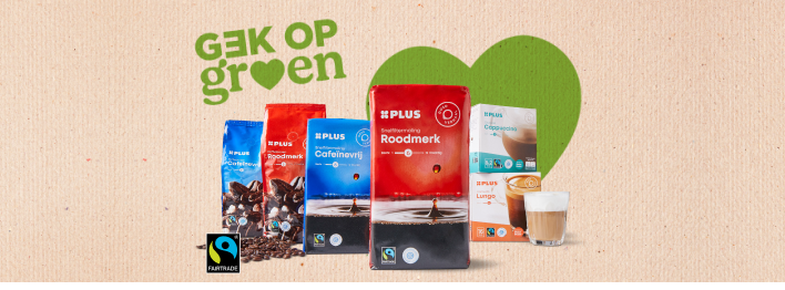 Fairtrade koffie producten van PLUS.