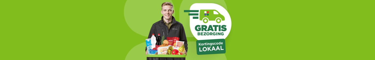 Gratis bezorging met kortingscode LOKAAL