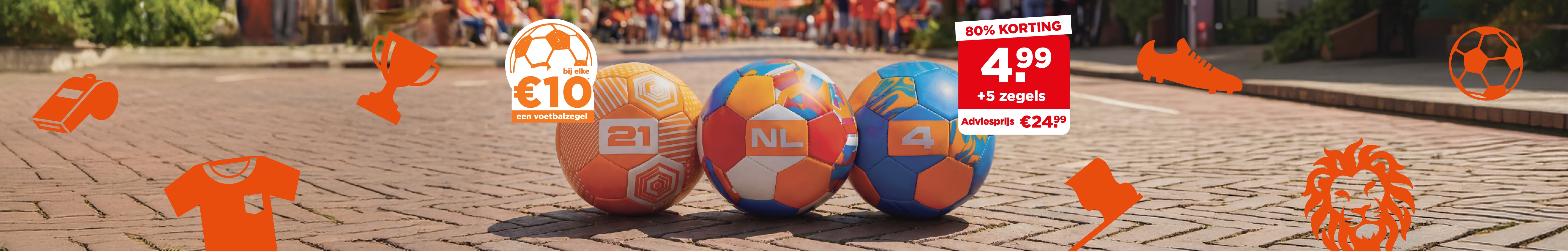 Ballen uit spaaractie WK.