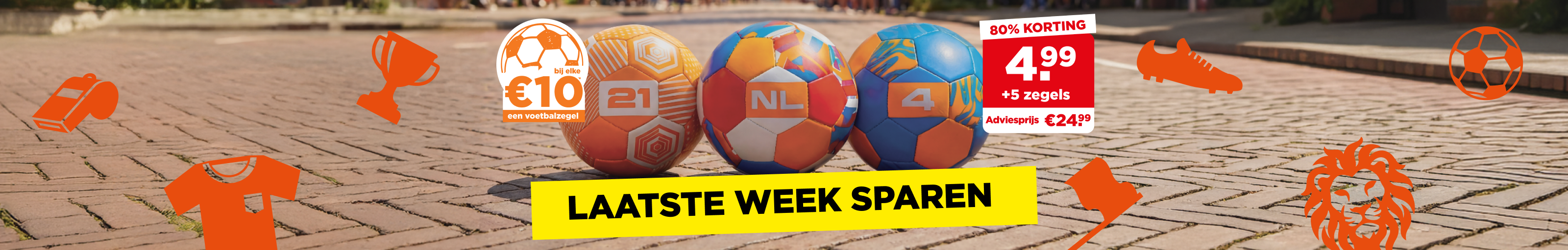 Ballen uit spaaractie WK.
