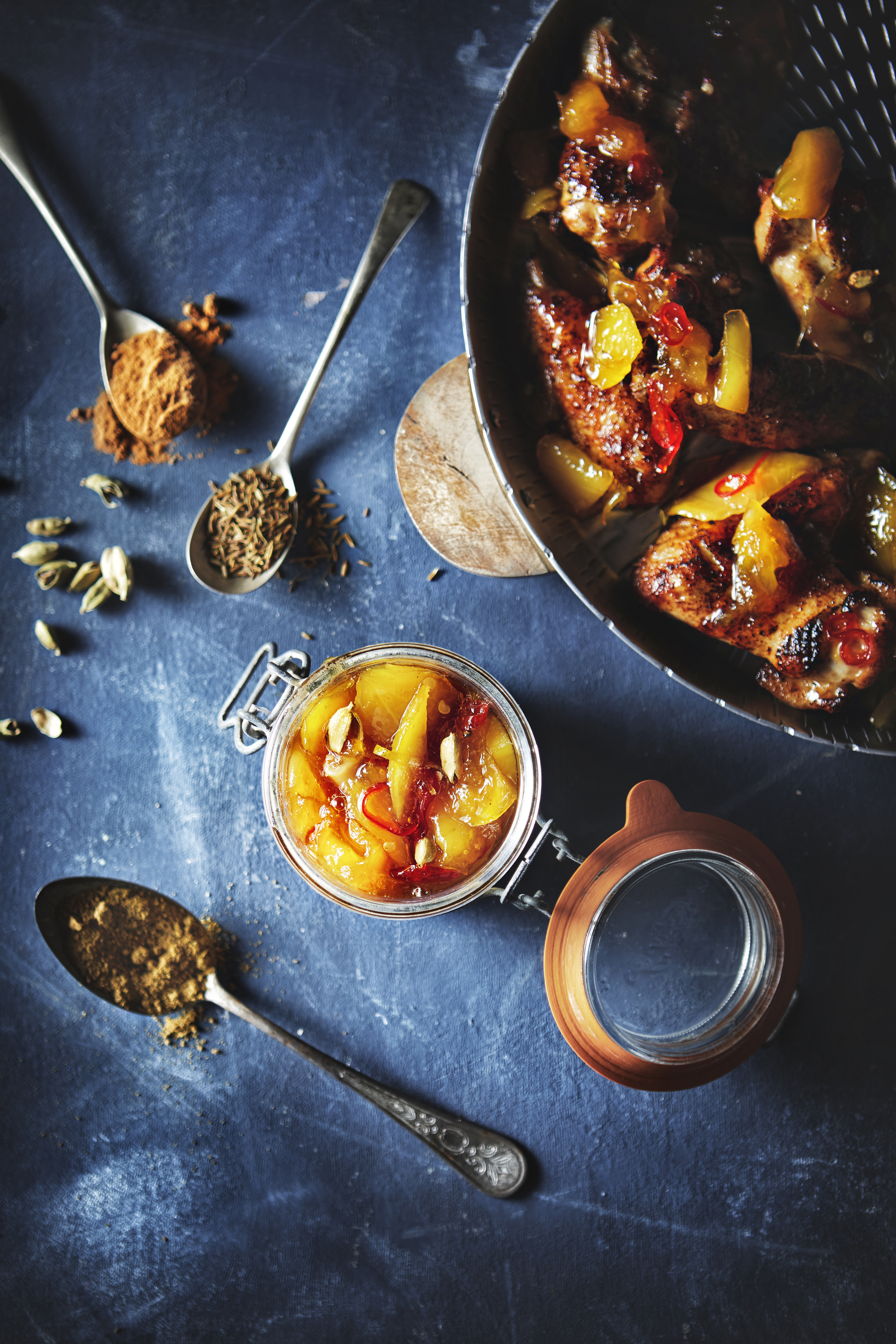 Pittige mangochutney