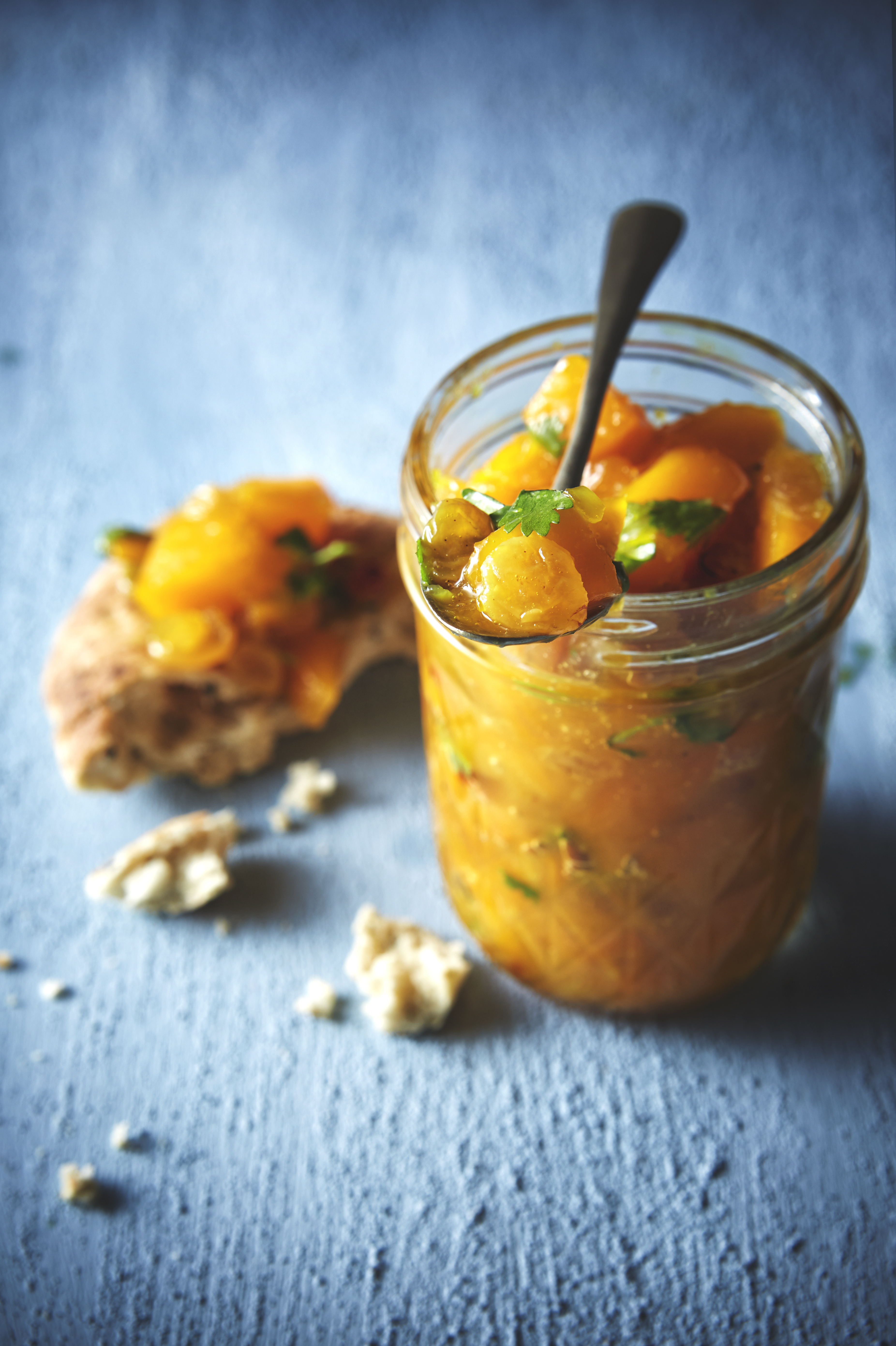 Pompoenchutney met kerrie, kokos en koriander