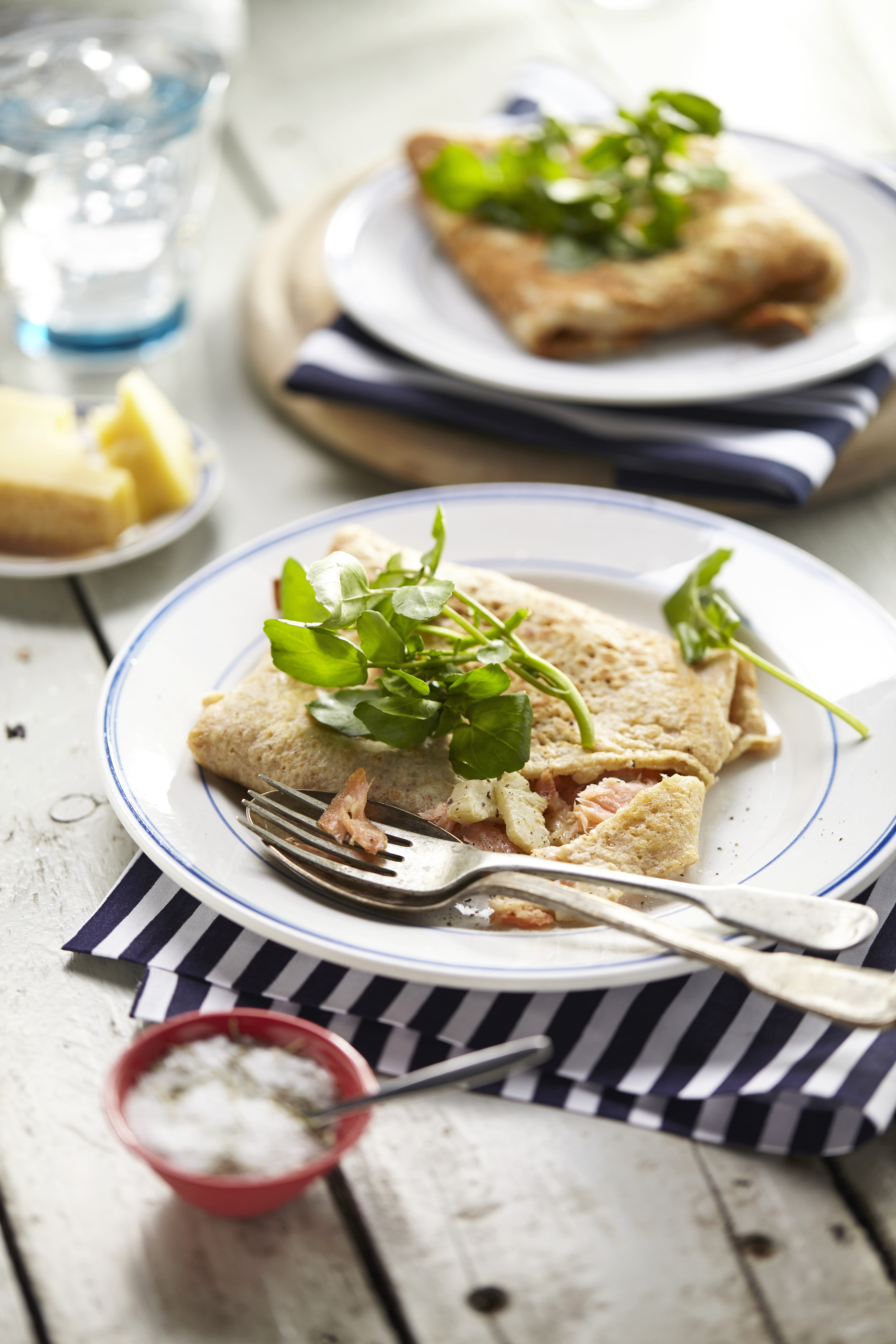 Galette Bretonne au artichaut et saumon