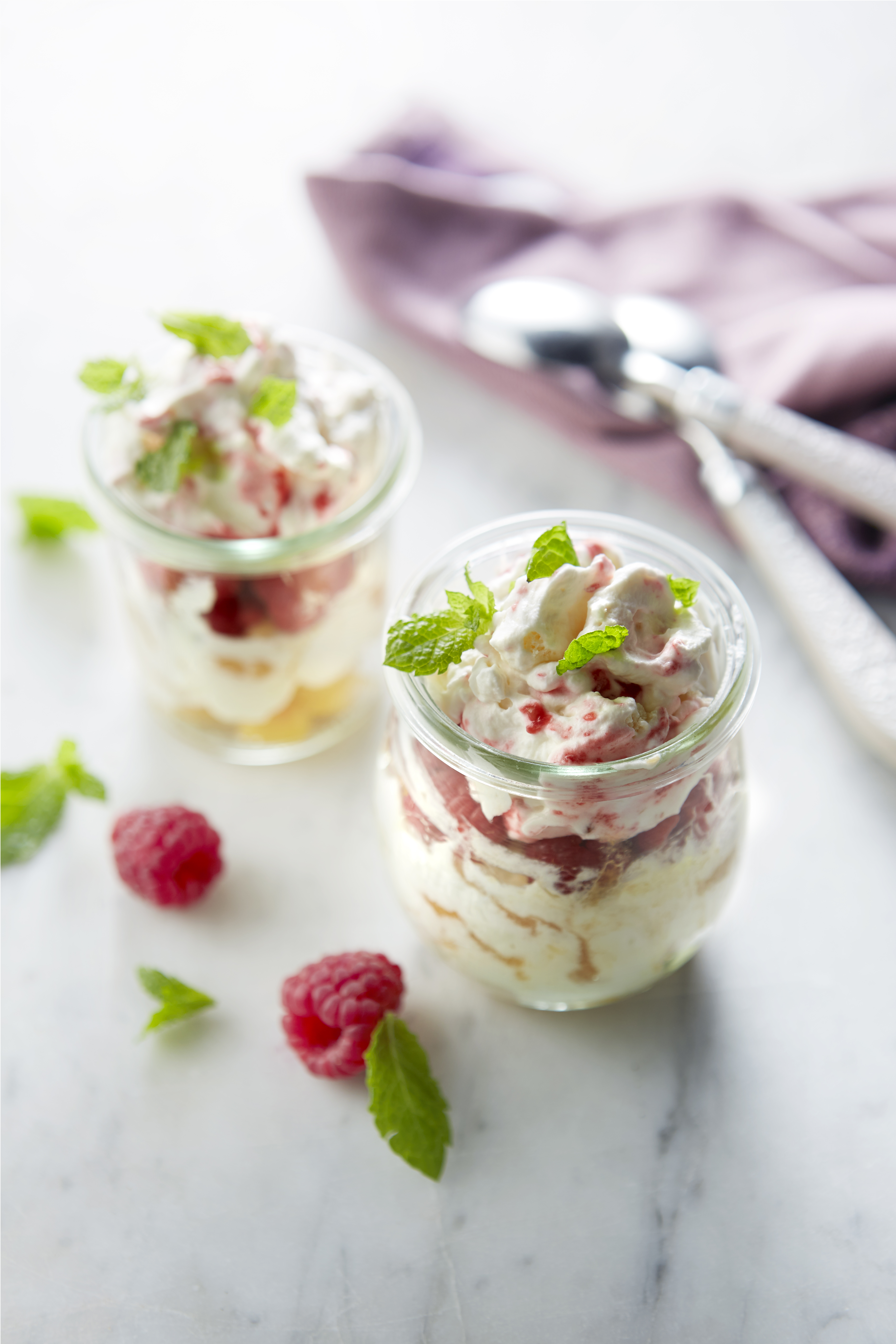 perzik-frambozendroom