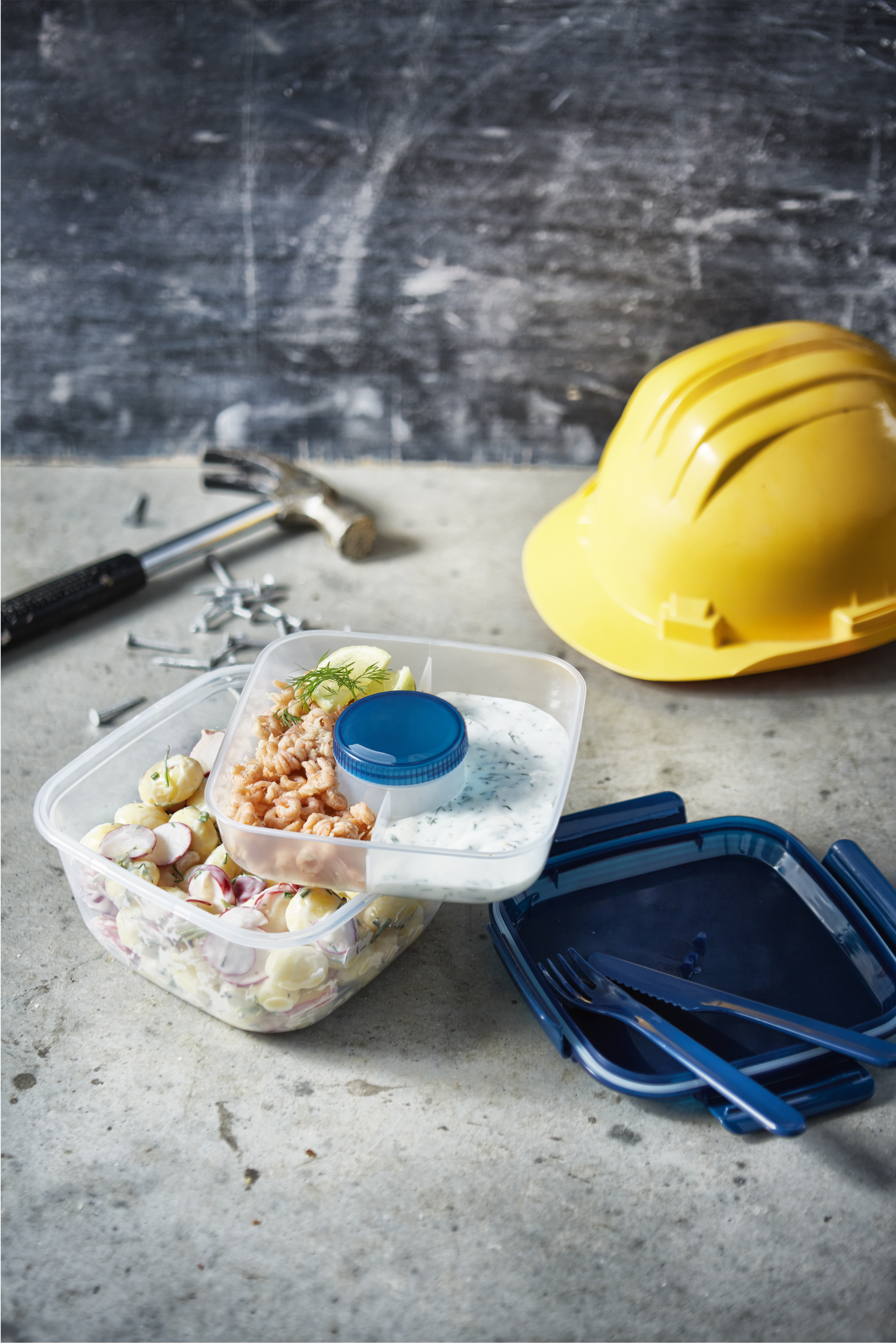 Krieltjessalade met Hollandse garnaaltjes