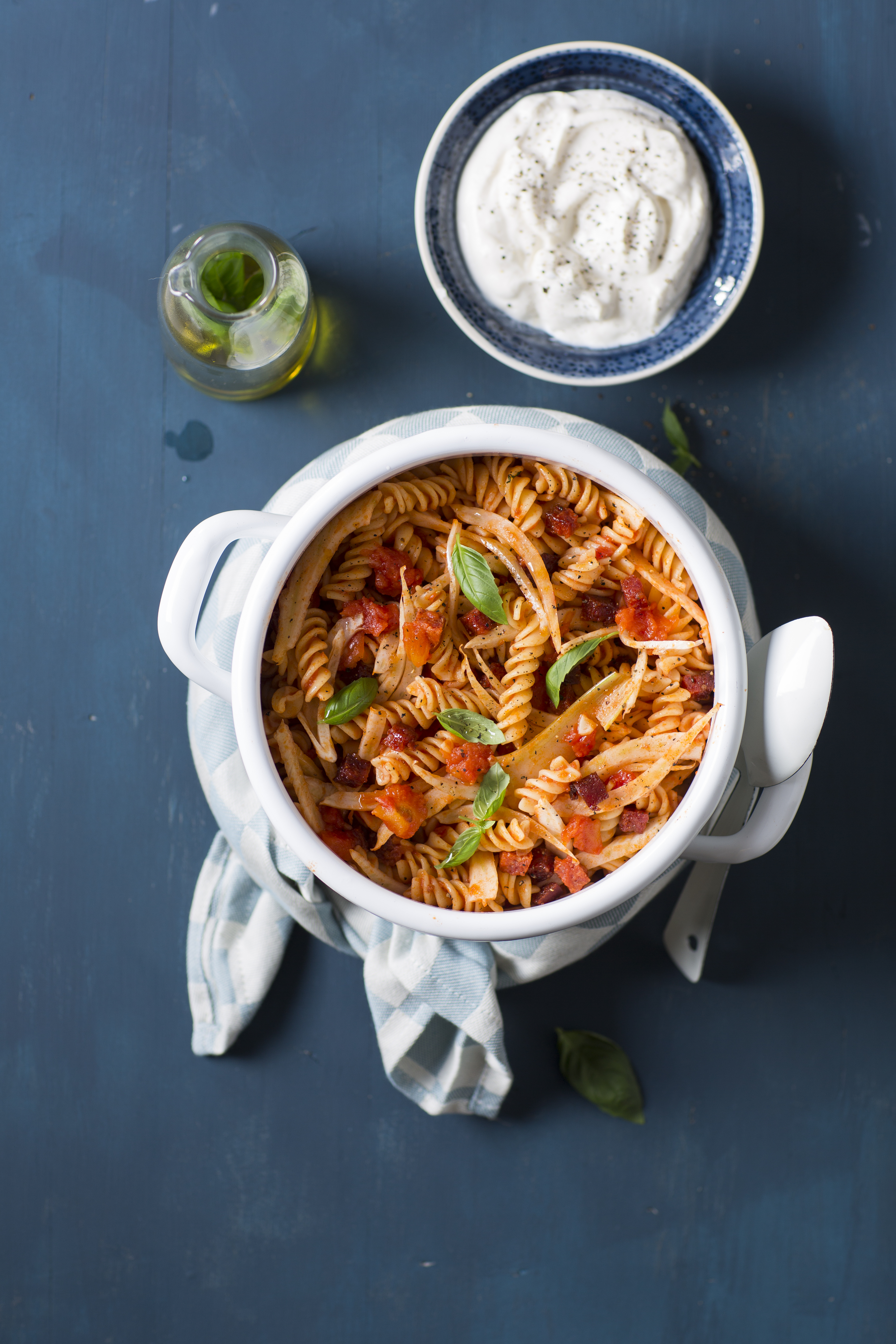 Fusilli met venkel en chorizo