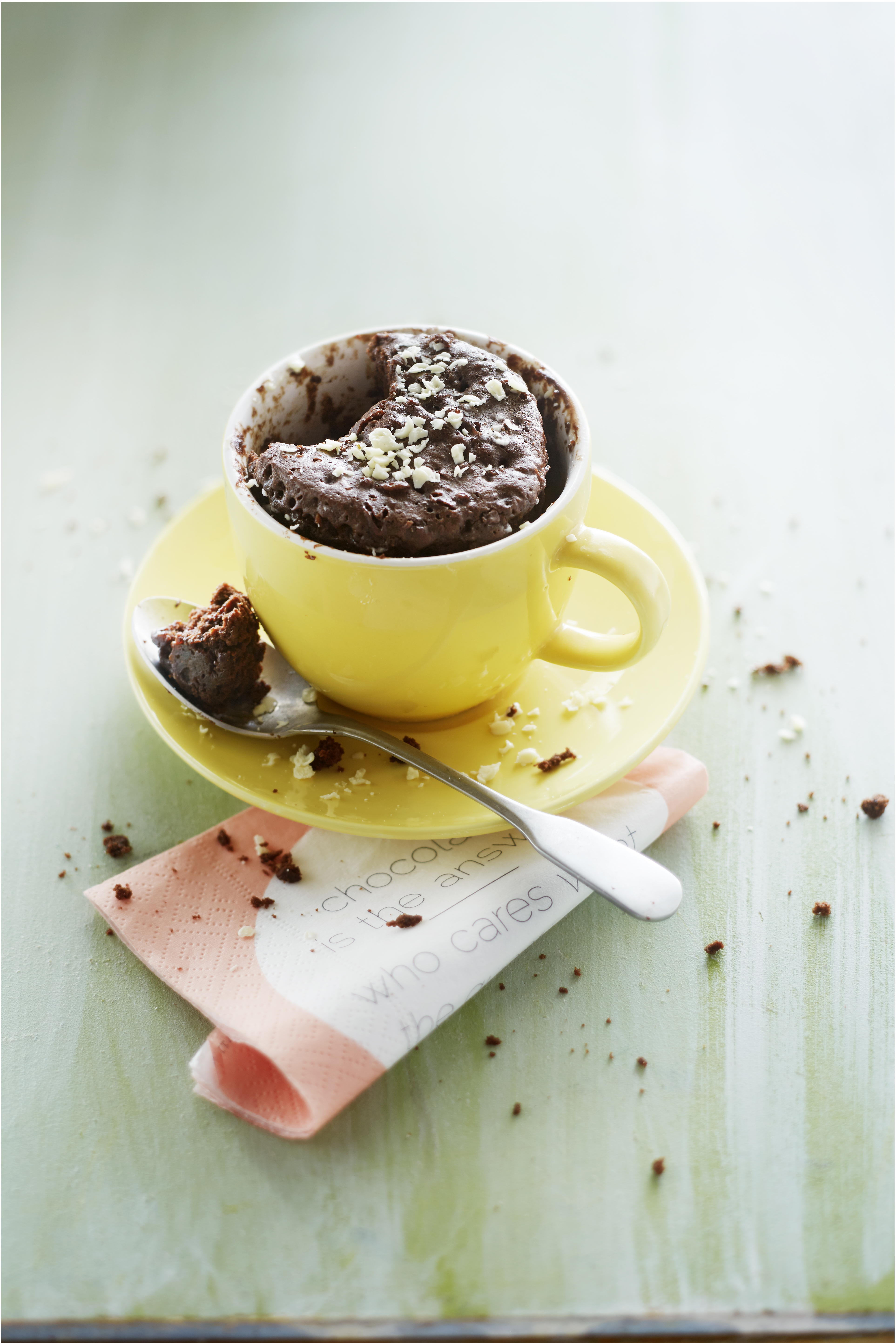 Chococake in een mok