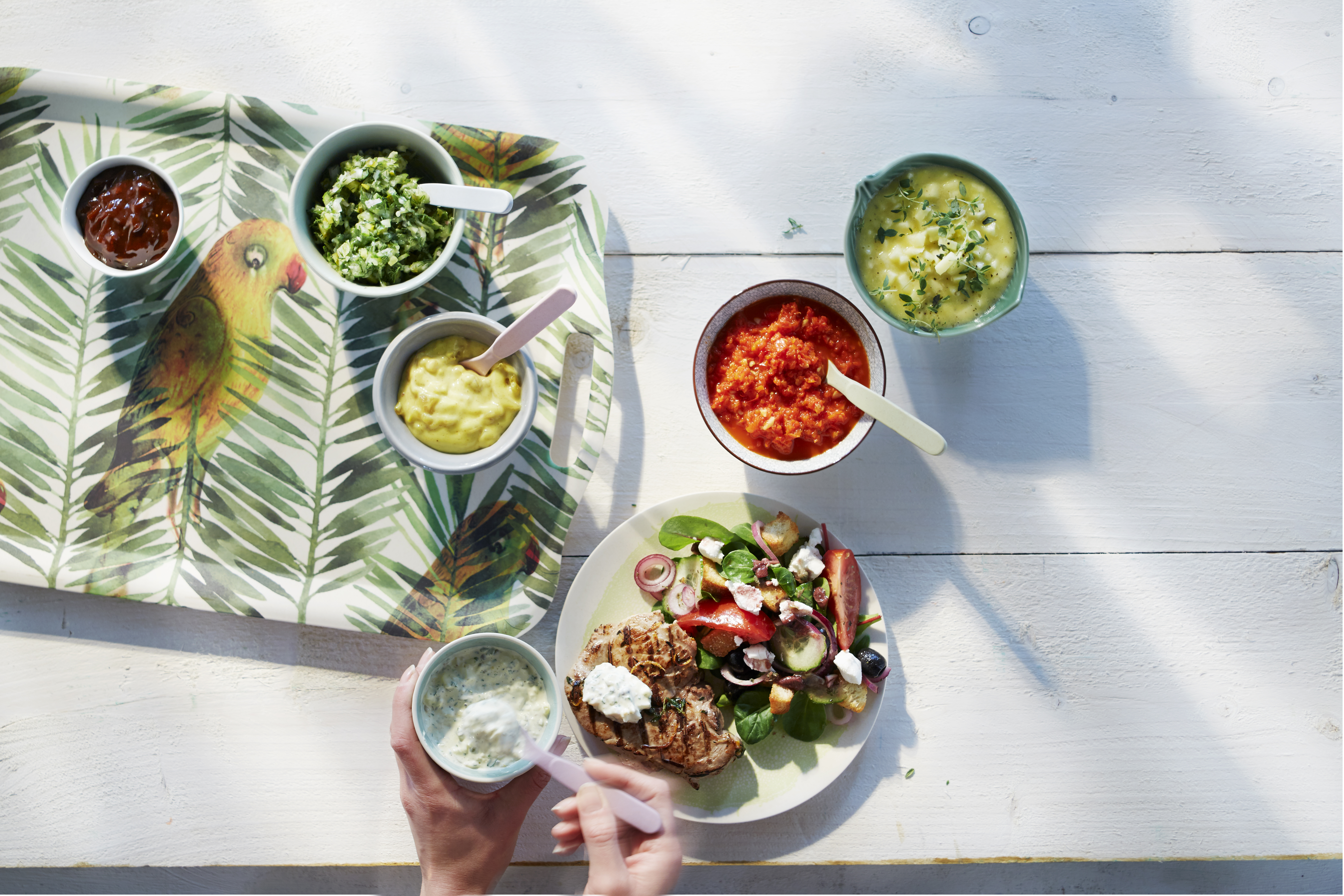 Kerriesaus met gember