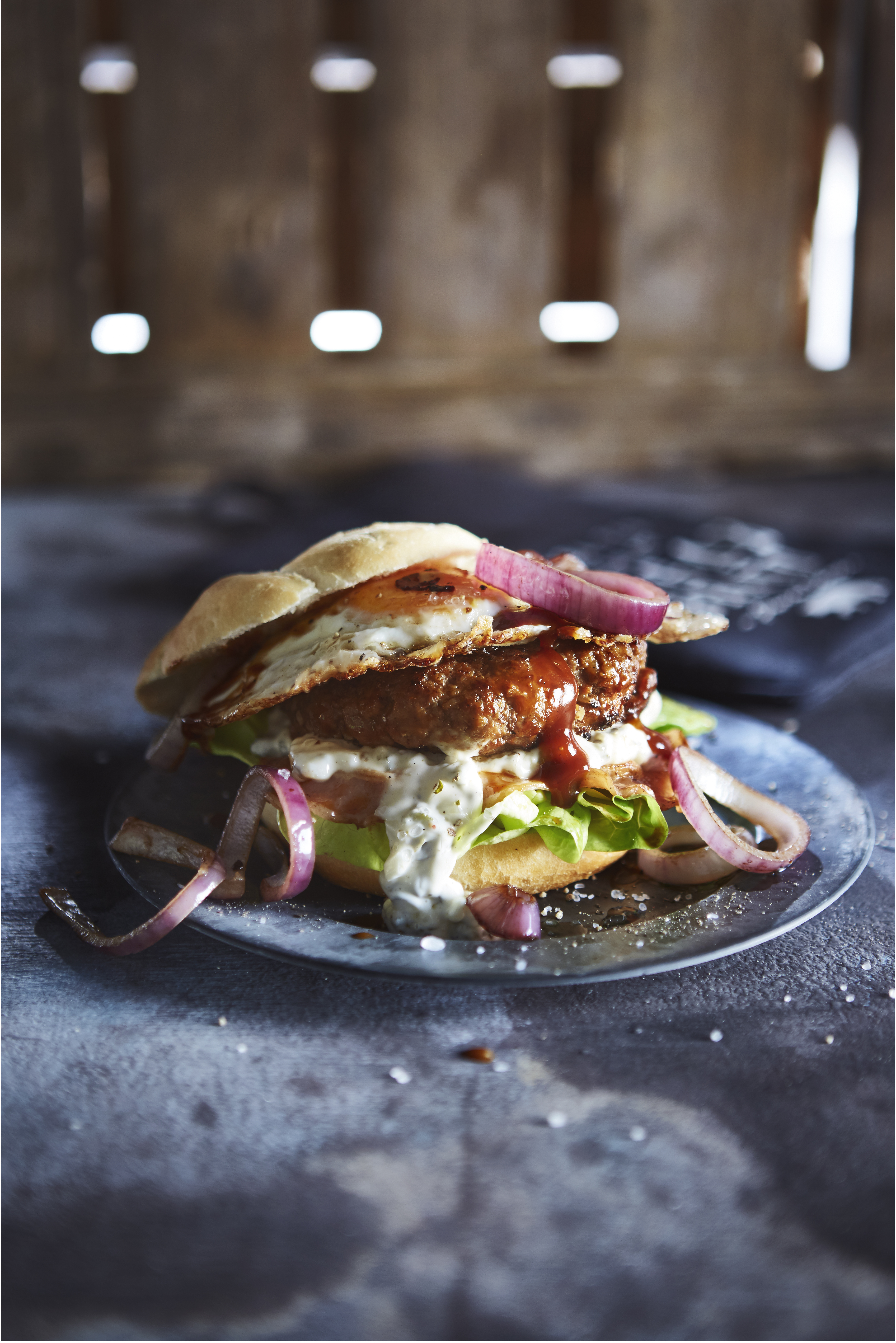 Dubbeldikke megaburger