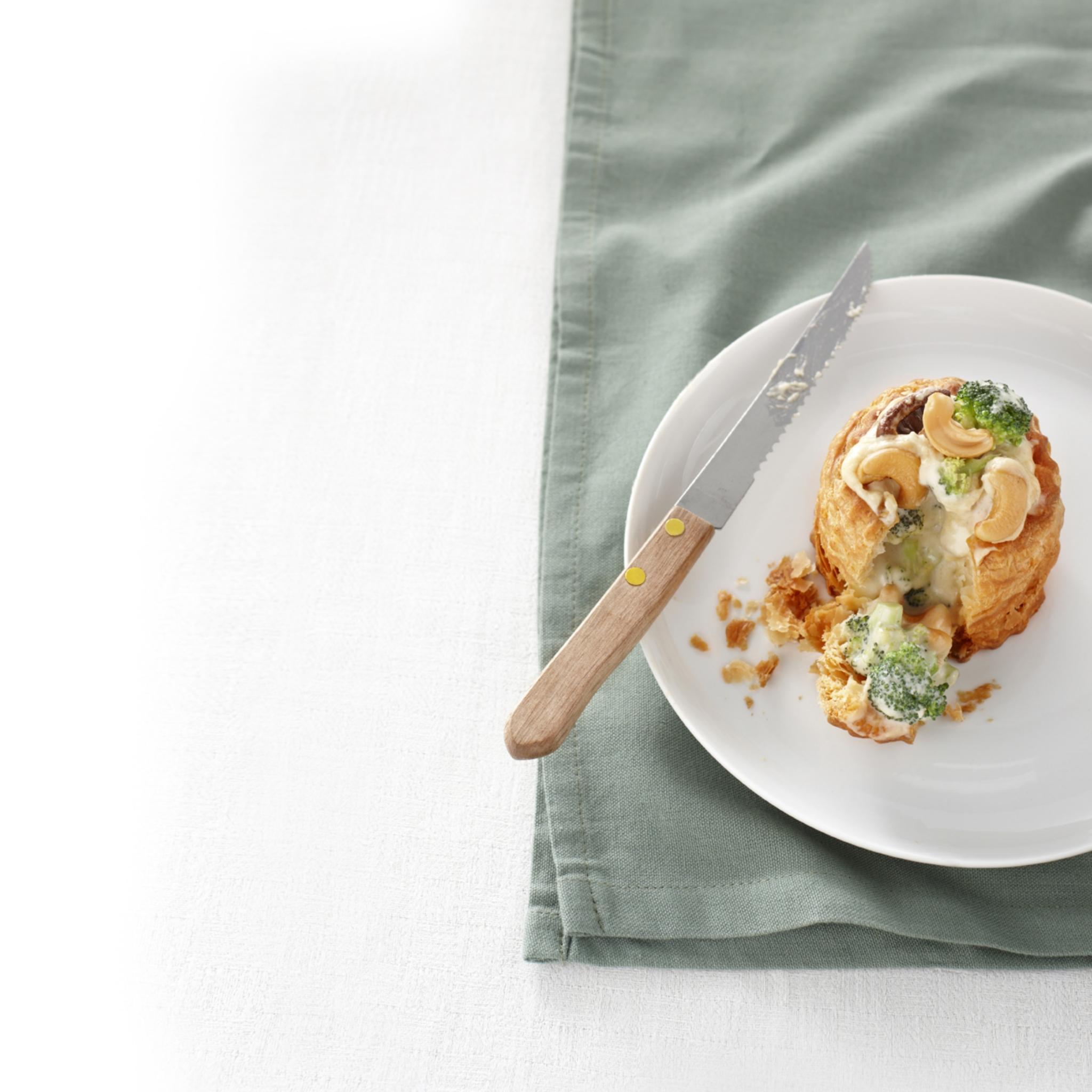 Groentepasteitje met kaas en noten