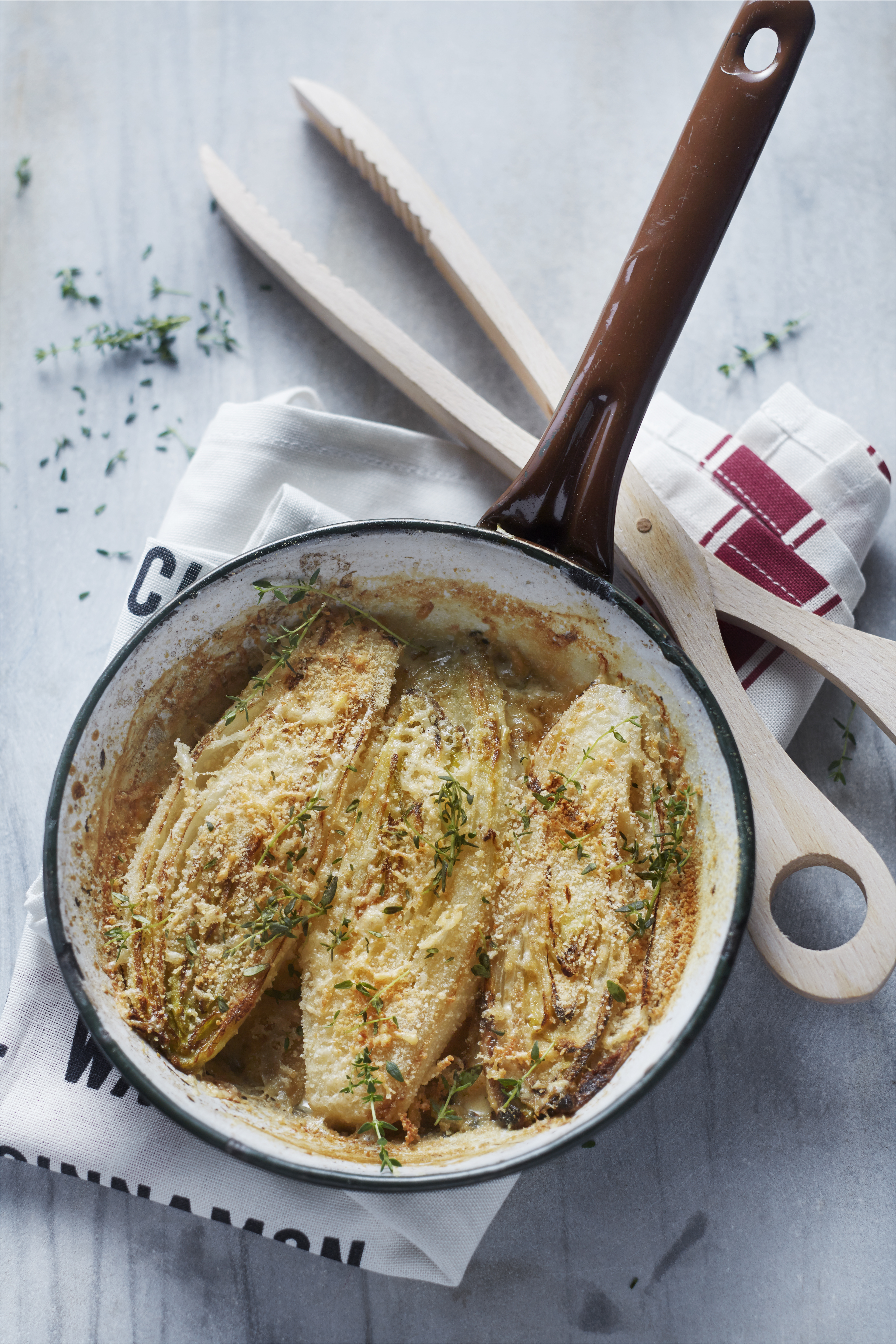 Gegratineerde witlof