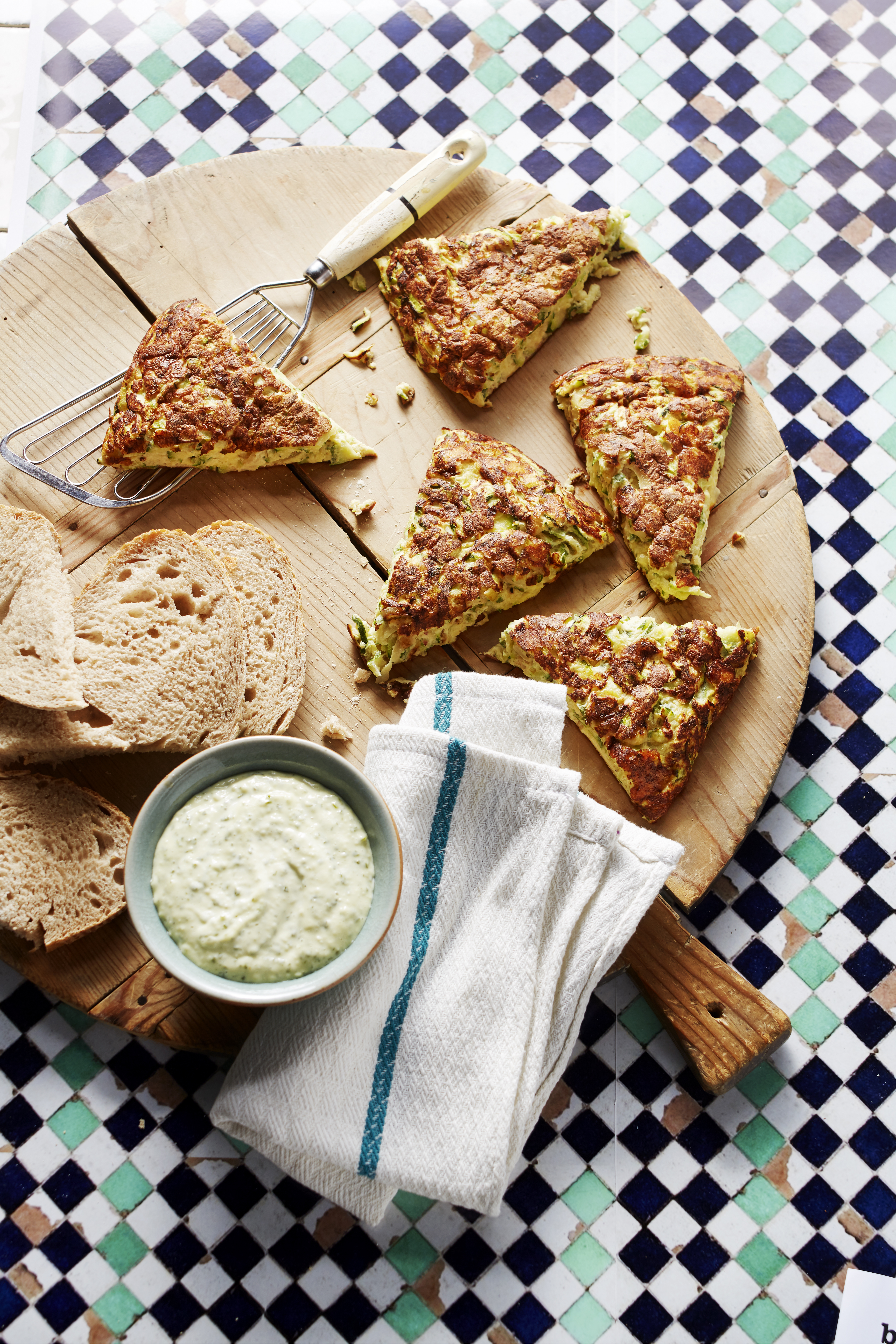 Frittata met courgette