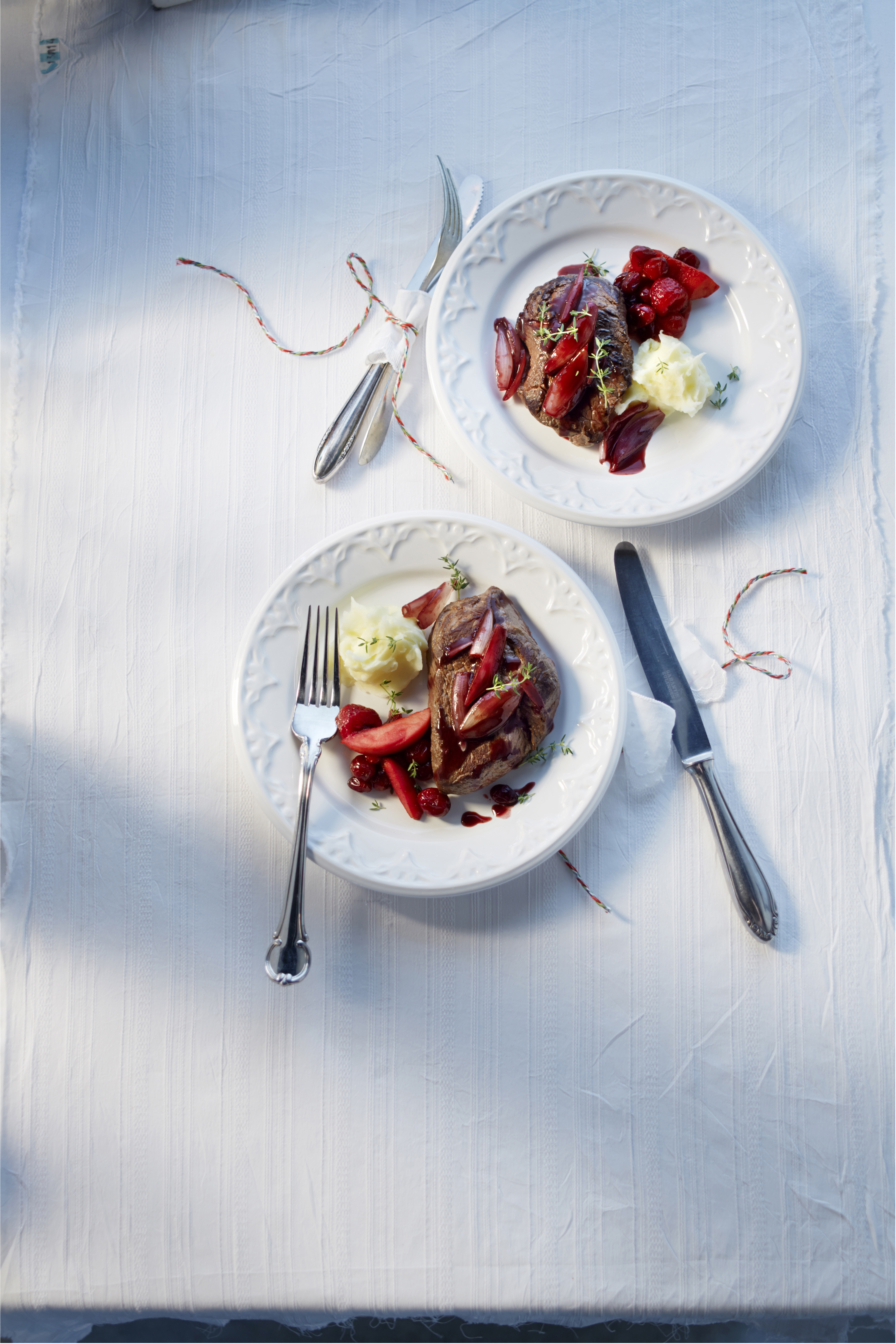 Biefstuk met mosterd-sjalottensaus