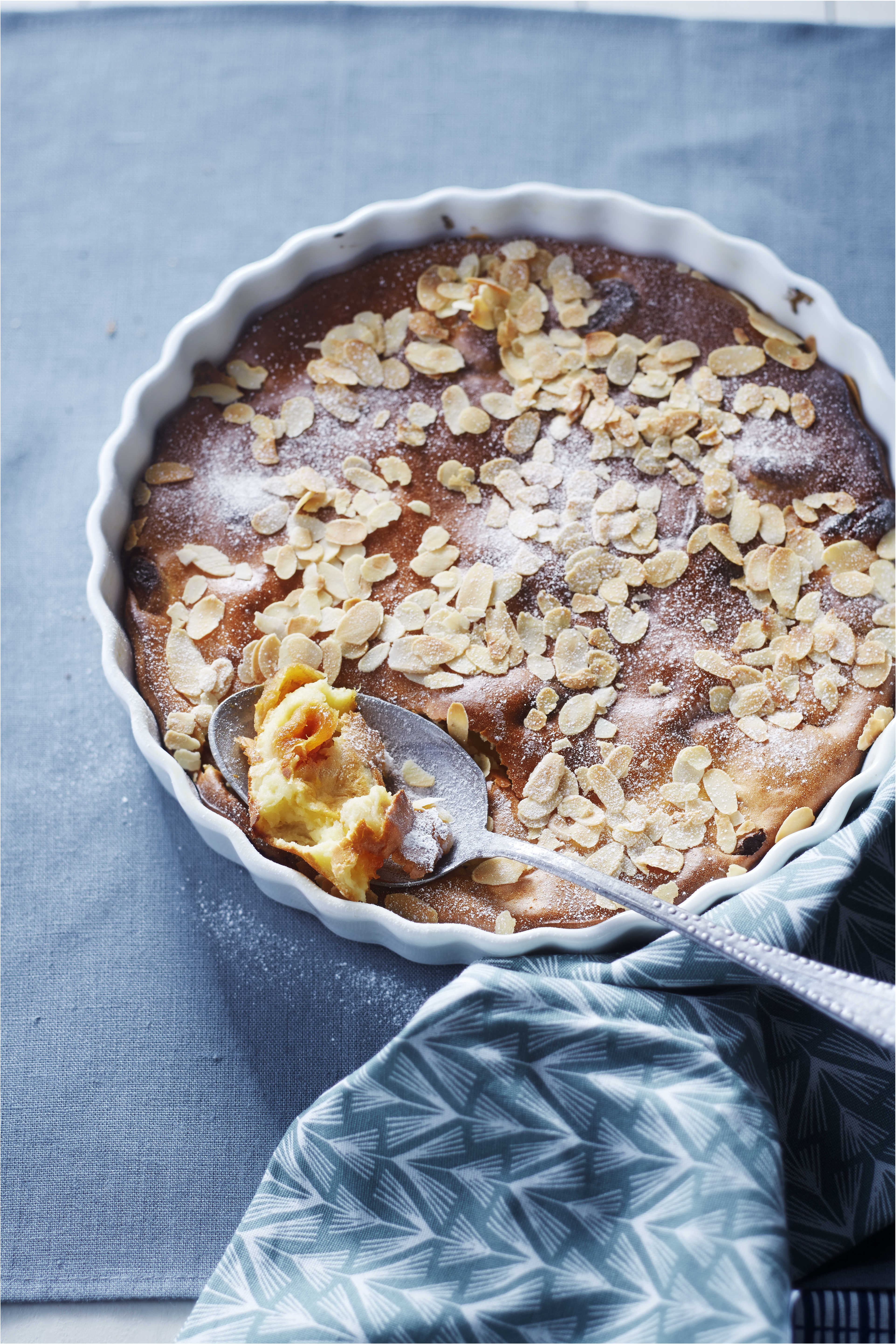Abrikozenclafoutis met yoghurt