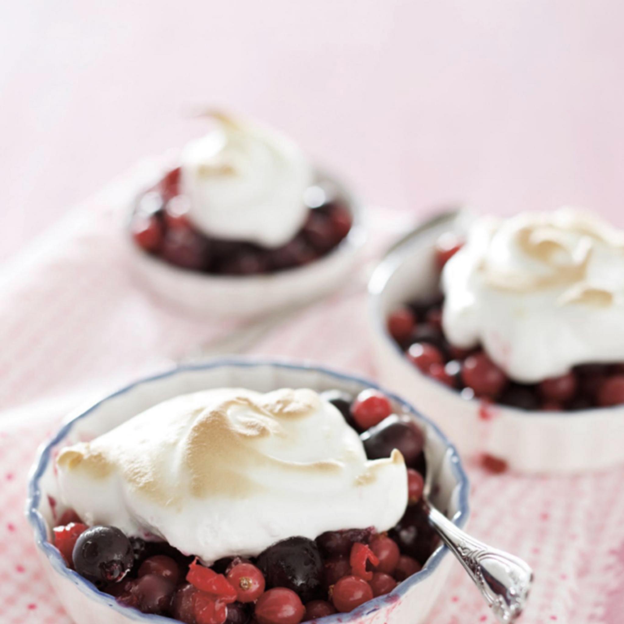 Bessengratin met citroenmerengue