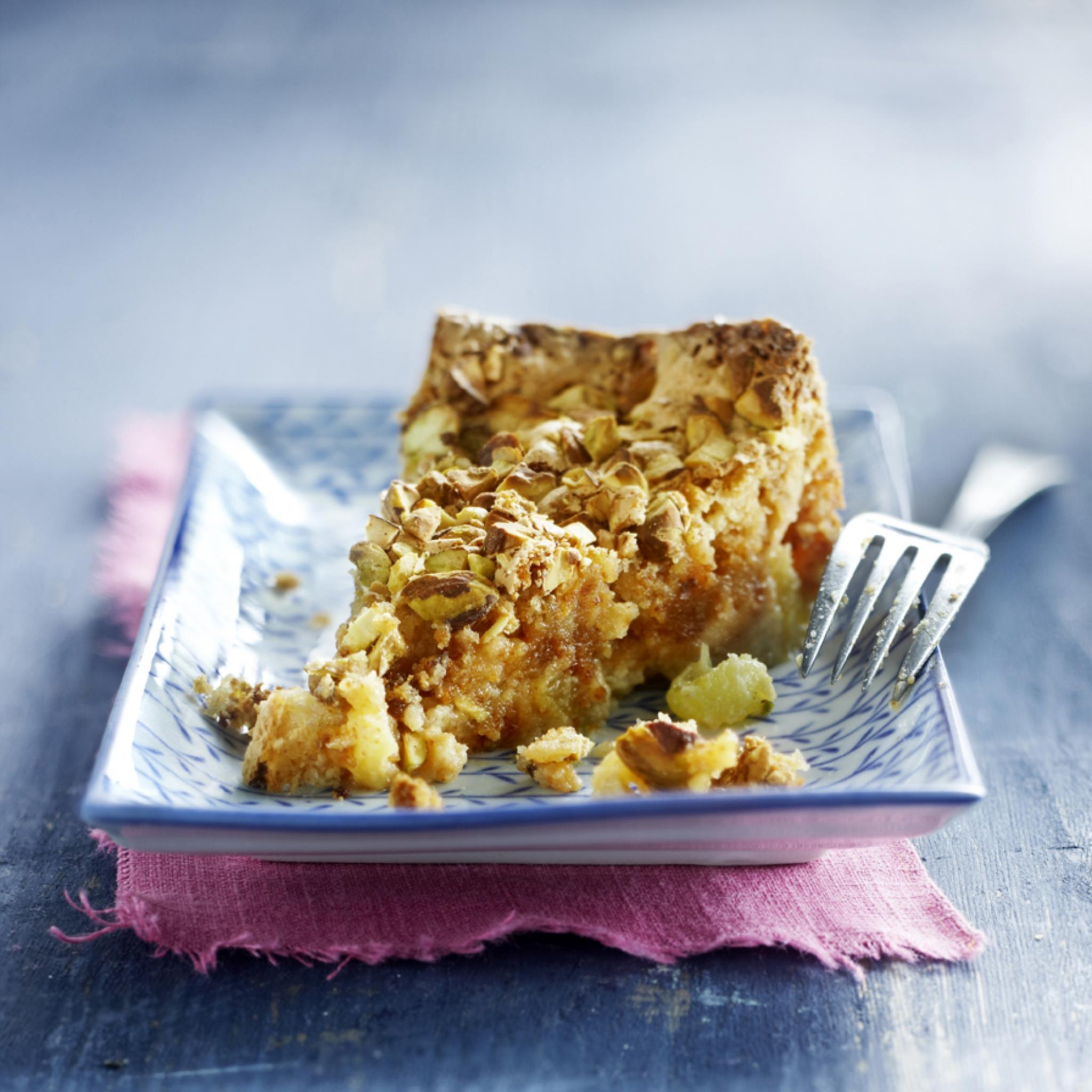 Ananastaartje met pistache