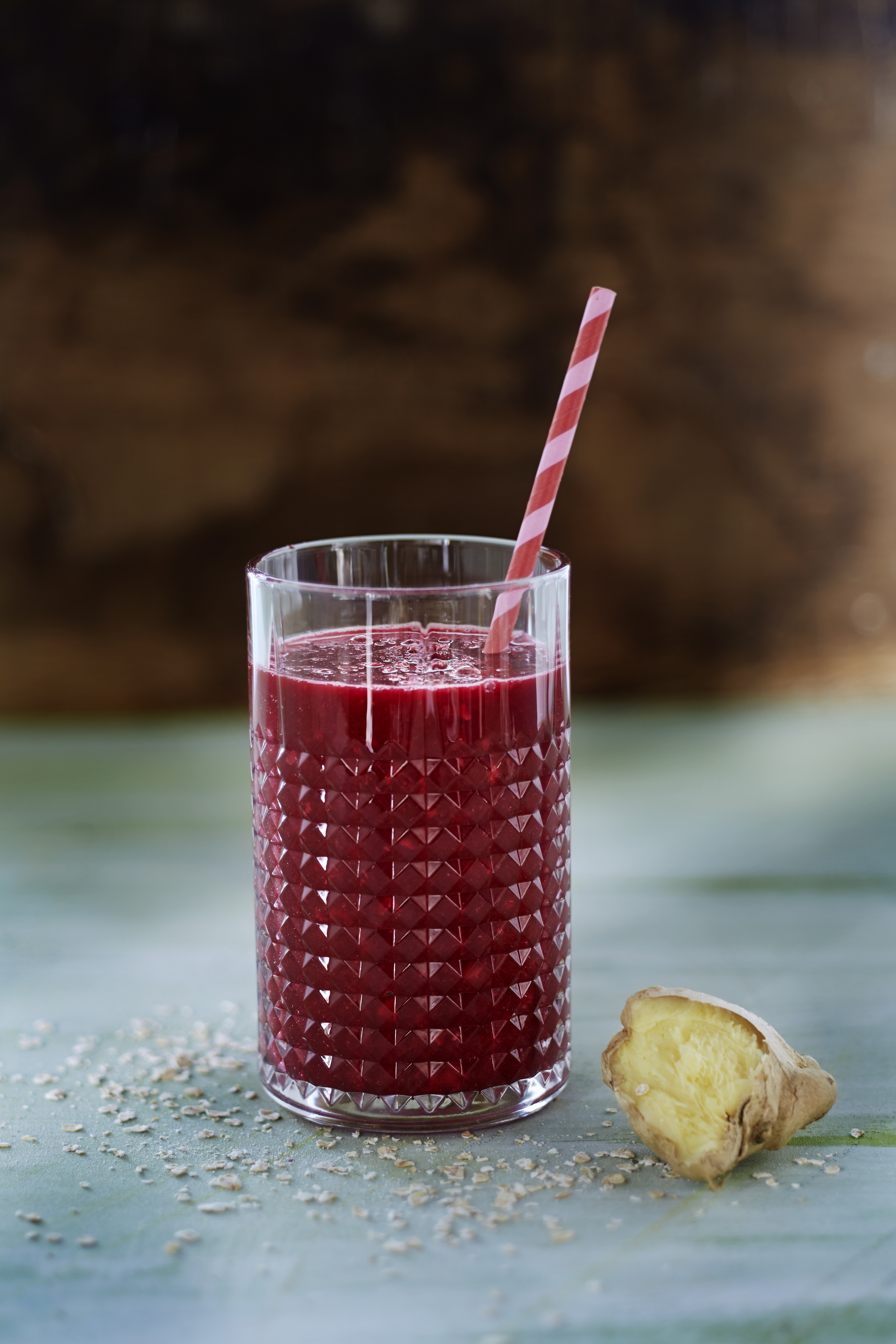 Biet-wortelsmoothie met havermout